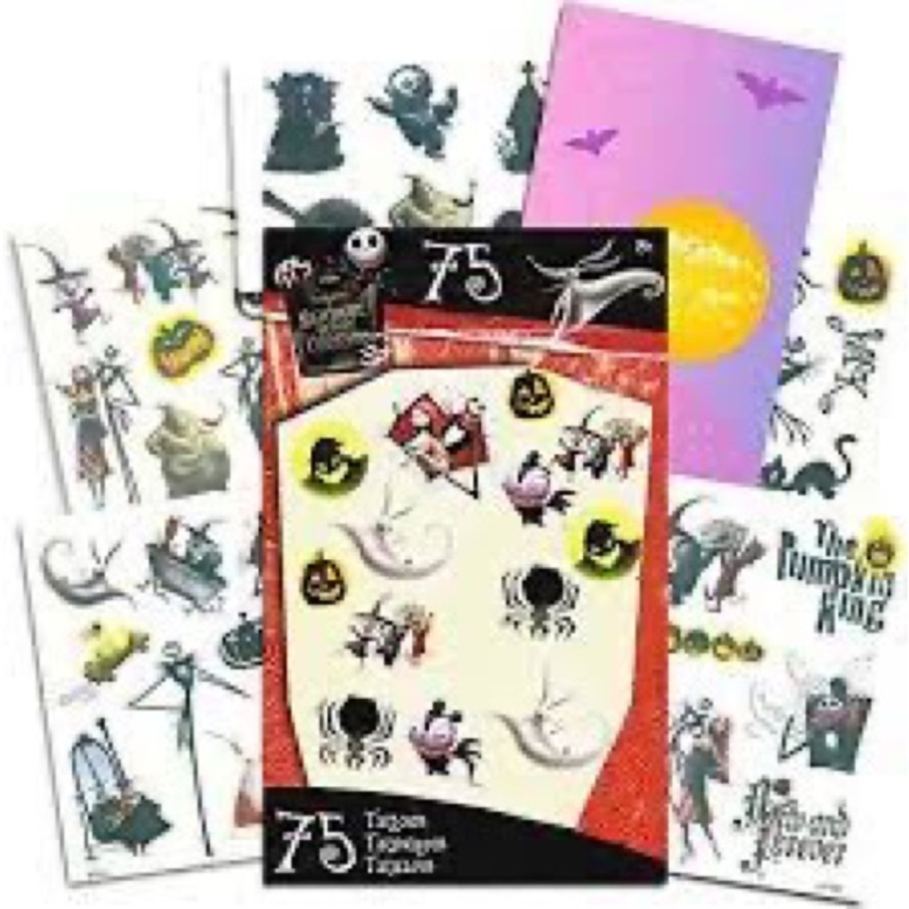 Temporary Tattoos Nightmare Before Christmas